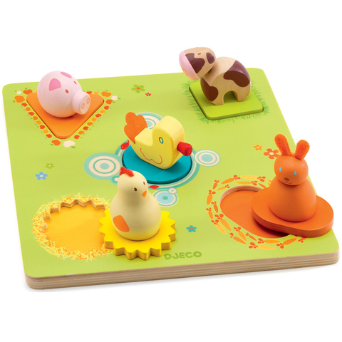 Puzzle-sorting “Duck and friends”